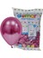 Doğum Günü Organizasyon Parti Balon - 33 Cm. - Koyu Pembe Fuşya Renk - 100 Adet 1