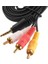 Powermaster 3.5mm Stereo - 3 Boğumlu - 3rca (Discman Kablosu) 1.5 Metre 1