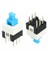 Tactile Push Button On - Off Anahtarlı Switch 7x7 mm 6 Bacaklı Kilitli 1