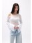 Munn Collection Kayık Yaka Ajurlu Bluz 3
