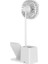 S-Link SL-M9055 10 Watt Kablosuz Şarj Istasyonlu Fanlı Kalemlikli Masa Lambası (Beyaz) 2