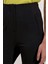 Munn Collection Siyah Yüksek Bel Kumaş Pantolon 6650 3