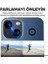 iPhone Uyumlu 9h Temperli Kamera Lens Koruyucu Kapak - Şeffaf (Iphone 11) 2