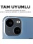 iPhone Uyumlu 9h Temperli Kamera Lens Koruyucu Kapak - Şeffaf (Iphone 11) 3