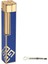Soft Flame Mavi-Gold Desenli Çakmak 1