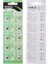 Komax Ag-0 Alkalin LR521/379 Düğme Pil 10'lu Paket 1