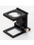 28X28 mm Katlanır Sayaçlı Metal Lüp, 2 LED Işıklı Büyüteç Tekstil TH9005A 1