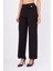 Styleboom x Peraluna Marlene Trouser Düğme Detaylı Rahat Kesim Kadın Triko Pantolon - Siyah 2