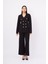 Styleboom x Peraluna Marlene Trouser Düğme Detaylı Rahat Kesim Kadın Triko Pantolon - Siyah 5