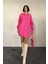 Fuşya Çift Cep Kapaklı Çıtçıtlı Gömlek 2