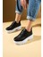 Yüksek Taban Bağcıklı Kadın Sneaker 54-0142-24BYAZ 1