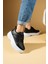 Yüksek Taban Bağcıklı Kadın Sneaker 54-0142-24BYAZ 3