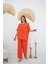 Munn Collection Oranj Gömlek ve Pantolon Takım 4