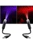 USB Lazer Yıldız Projektörü 2 Adet Kırmızı Mor Gece Lambası Oto Aksesuarı 1