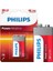 Philips 6LR61-P1B 9 Volt Power Alkalin Pil (Tekli) 1
