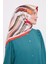 Fuşya Fırça Desen Trend Twill Eşarp 1