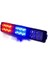 Polis Çakar IP65 2835SMD Kırmızı Mavi Sarı Flaş Strobe Işıklar Aydınlatma Oto Araba Motor 200LM LED Dc 12V 9W 18 Göz LED 3 Renk 155-26MM 5