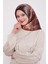 Bordo Mermer Desen Twill İpek Eşarp 3