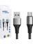 Weko WK-22023 USB To Micro USB Örgülü Lacivert Telefon Şarj Kablosu 1