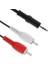 2 Rca Erkek - 3.5 mm Stereo Erkek Kablo 1.5 Metre 1