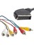Scart 6 Rca Stereo Standart 1,5 Metre Kablo 1