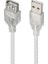 Powermaster USB Uzatma Kablosu 1.5 Metre Şeffaf 1