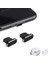 Metal Toz Önleyici Fiş iPhone 14 13 12 11 x Xs Xr 8 7 Se Mini Plus Pro Max iPad Airpods ile Uyumlu, 2'li Paket Yıldırım Şarj Portu Kapak Koruyucuları Fiş Tutucu ve Saklama Kutusu (Siyah) 1