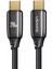 US-SJ581 Pd3.1 Type-C To Type-C Çinko Alaşım 240W Hızlı Şarj ve Data Kablosu 2m 1