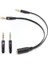 Mikrofon Çevirici Ayırıcı Switch Splitter 3.5mm 3