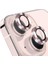 Apple iPhone 13 iPhone 13 Mini Için Kamera Lens Koruyucu Kamera Koruyucu Ultra Ince Yüksek Kaliteli Cam Lens Mercek Koruyucu (Pembe) 2