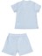 Sportif Nakış Detaylı Tişört-Şort Erkek Bebek Ikılı Takım 2