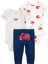 Layette Erkek Bebek Alt Üst Set 3lü Set 1