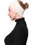 Kadın Penye Dikişsiz Tesettür Bandana Bone Spor Saç Bandı - Krem 1