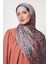 Indigo Batik Desen Hint Ipeği Şal 3