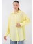 Çizgili Uzun Gömlek Tunik 5963 - Sarı 3
