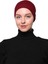 Kadın Penye Dikişsiz Tesettür Bandana Bone Spor Saç Bandı - Bordo 2