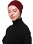 Kadın Penye Dikişsiz Tesettür Bandana Bone Spor Saç Bandı - Bordo 3