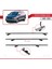 Toyota Sienna (XL10) 1998-2003 Arası ile Uyumlu Basıc Model Ara Atkı Tavan Barı Gri 3 Adet 5