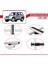 Mitsubishi Pajero (V60) 3 Kapı 1999-2006 Arası ile Uyumlu Basıc Model Ara Atkı Tavan Barı Gri 3 Adet 4