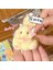 Hamster Sukuşi -Taba Sukuşi - Squishy Fare- Tüylü Fare - Oyuncak (Sarı) 2