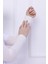 Likralı Penye Kolluk Ekru - Pratik Kadın Tesettür Düz Namaz Kolluğu 1 Çift 40CM Viskon Hijab 2