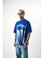 Erkek Immortal Baskılı Oversize T-Shirt Saks 2