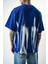 Erkek Immortal Baskılı Oversize T-Shirt Saks 5