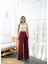 Munn Collection Keten Önü Çapraz Parçali Lasti̇kli̇ ve Bağcikli Geni̇ş Paça Pantolon 4
