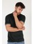 4546 Kagi Kol Yaka Şeritli O Yaka T-Shirt 3