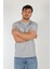 4546 Kagi Kol Yaka Şeritli O Yaka T-Shirt 3