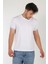 4546 Kagi Kol Yaka Şeritli O Yaka T-Shirt 3