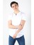2122 Üç Düğme Hakim Yaka Ribana Modern Fit T-shirt 1