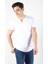 2122 Üç Düğme Hakim Yaka Ribana Modern Fit T-shirt 2