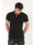 Fermuarlı Yaka Triko T-Shirt 3